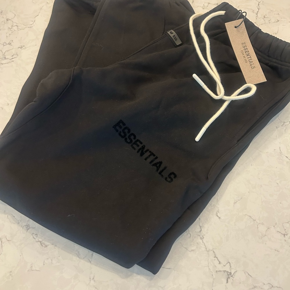 Essentials Fear of God Black Sweatpants